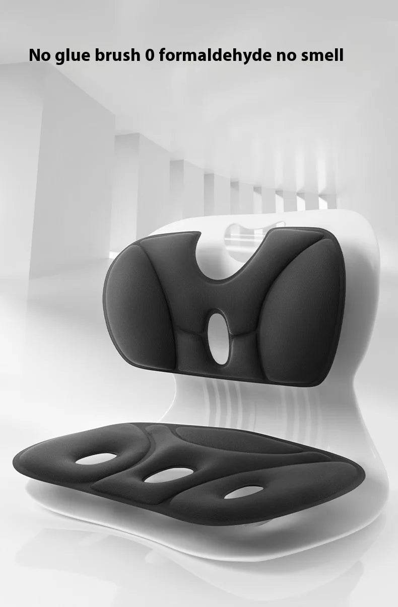 Waist Pad Office Memory Sponge Breathable Long Sitting Without Tiring Home/Outdoor Back Posture Correction Pad - One-Sake.com