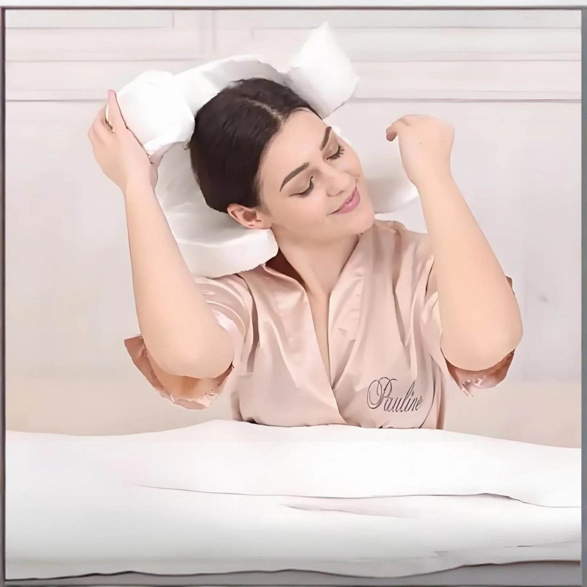 Memory Foam Face Relaxed Wrinkle Prevention Anti Aging Anti Wrinkle Beauty Bed Pillow - One-Sake.com