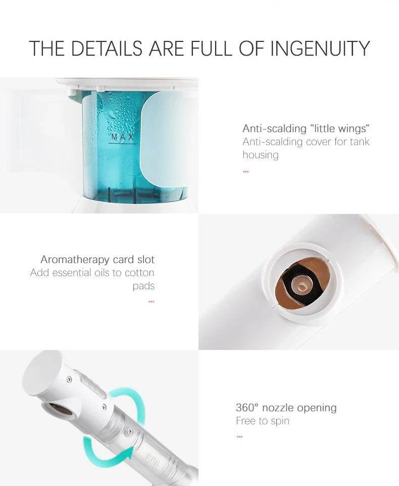 KSKIN Custom Hot Sale Face Mist Spray Portable Facial Steamer For Face Professional Ionic Facial Steamer - One-Sake.com