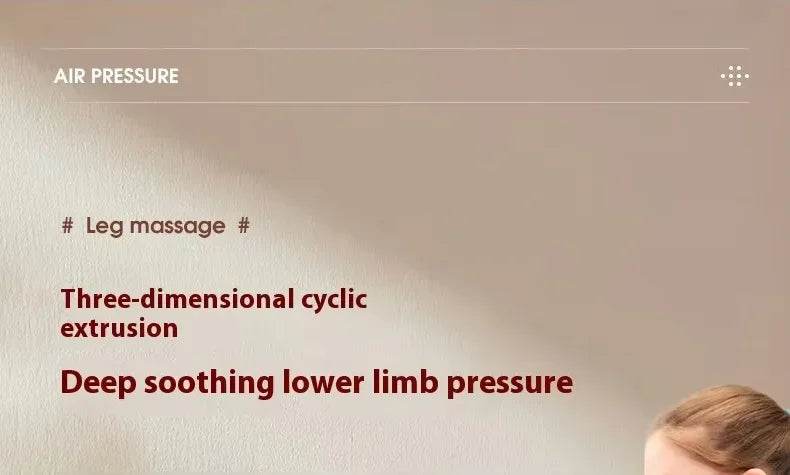 Air Pressure Leg Massager Foot Massage Boots Kneading Squeeze Deep Relaxation Calf With Remote Control - One-Sake.com