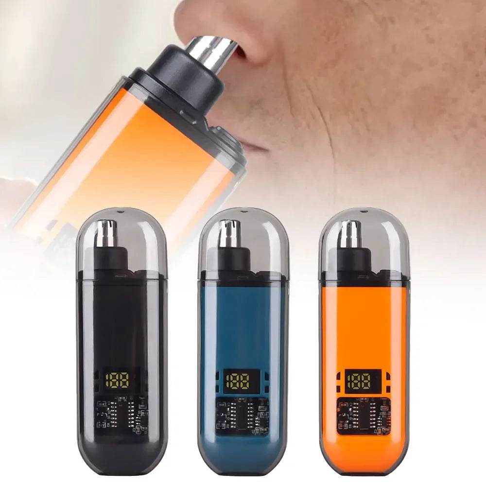 2-in-1 Electric Portable Ear &amp; Nose Hair Trimmer | Painless Grooming Tool for Men - One-Sake.com