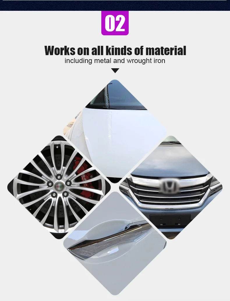 Iron Rust &amp; Brake Dust Remover Spray – 50ml/100ml Auto Detailing Chemical for Wheels, Rims &amp; Car Paint (JB-XPCS 18 Series) - One-Sake.com