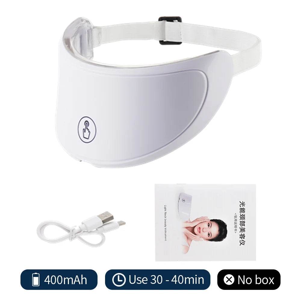 7 Colors Photon Facial LED Mask Red Light Therapy Anti Aging Face Neck Beauty Mask Relaxation Treatment Anti-Wrinkle Skin Care - One-Sake.com