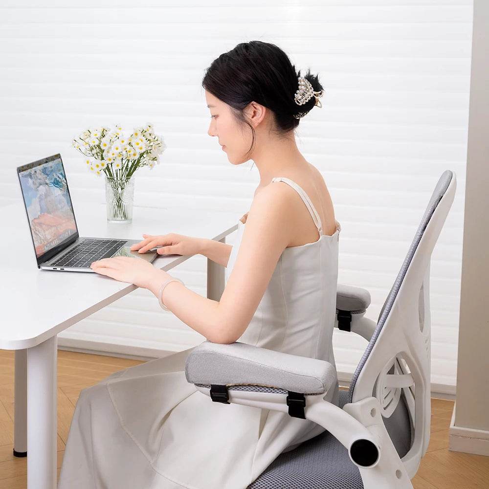 1 Pair Foam Elbow Pillow Chair Armrest Pads Support Arm Rest for Office Chair Armrest Chair Cushion Pads Elbow Relief - One-Sake.com