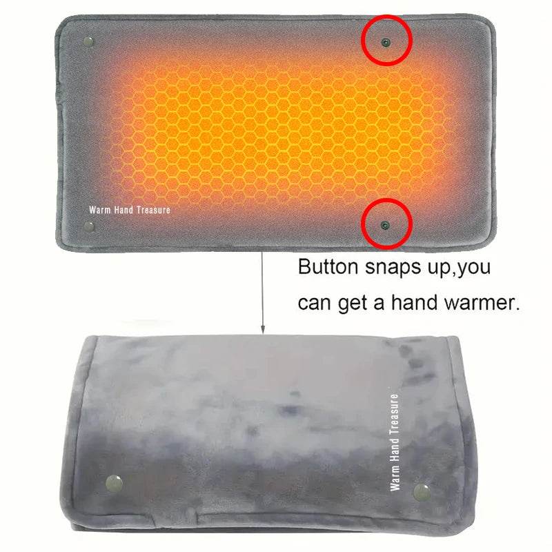 Graphene Heating Pad – Adjustable Temperature & Timing, USB-Powered Warm Handbag for Office & Home Use - One-Sake.com