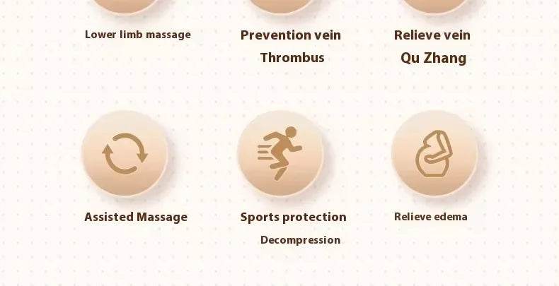Air Pressure Leg Massager Foot Massage Boots Kneading Squeeze Deep Relaxation Calf With Remote Control - One-Sake.com