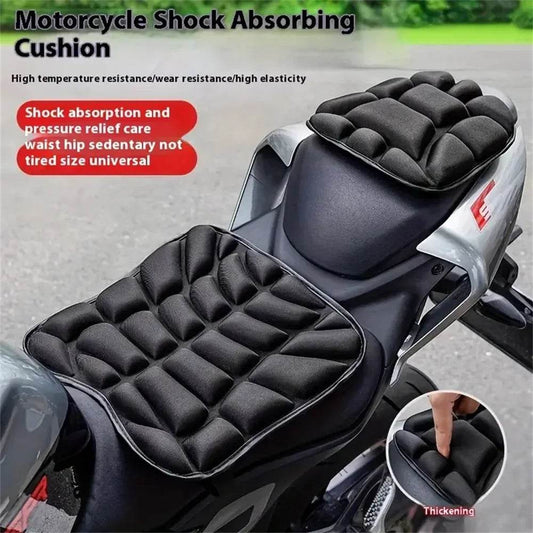 2pcs/set 3D Comfort Gel Cushion - Universal Motorcycle Seat Pad for Enhanced Comfort - One-Sake.com