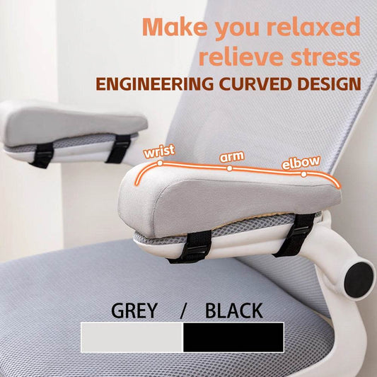 Office Game Chair Armrest Pad Elbow Pillow Comfortable Support Cushion PU Foam Inner Core Sofa Cushion for Home Armrest Mat - One-Sake.com