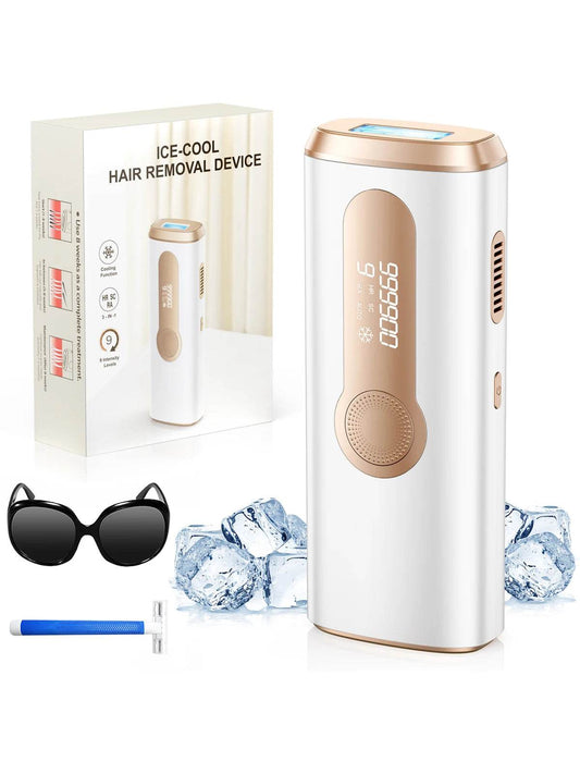 990,000-Flash IPL Laser Hair Remover – Advanced Intense Pulsed Light Epilator for Face, Bikini, Legs &amp; Body [Painless Hair Reduction | UV-Safe Design | 13J/cm² Output | Home Use Approved] - One-Sake.com
