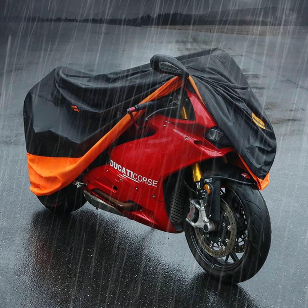 190T All-Season Motorcycle Cover - UV, Rain &amp; Dust Protection - One-Sake.com