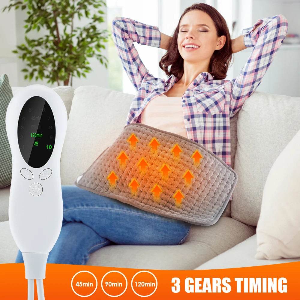 Electric Heating Pad Warmer Blanket Mat Heated Cushion Heated Pads for Waist Back Abdome Leg Shoulder Hand Body Warm Mat US Plug - One-Sake.com