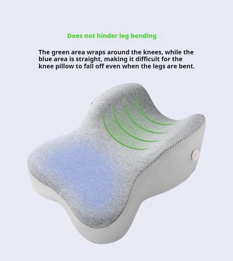 Orthopedic Slow Rebound Memory Cotton Clamp Leg Pillow Maternity Foot Pillow Strap Adjustable Side Sleeping Knee Leg Pillow - One-Sake.com
