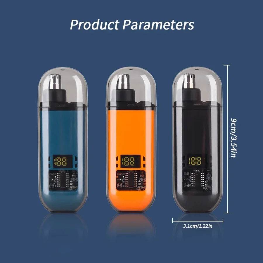 2-in-1 Electric Portable Ear &amp; Nose Hair Trimmer | Painless Grooming Tool for Men - One-Sake.com