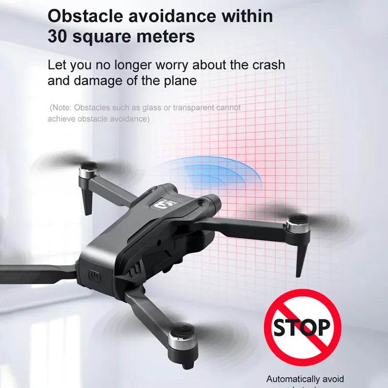 Z908 Pro Max GPS Drone – 8K HD Dual Camera Brushless Quadcopter with Optical Flow, 9000M RC Range &amp; Foldable Design [Smart Flight Modes | Long-Range RC Drone | Obstacle Avoidance Technology] - One-Sake.com