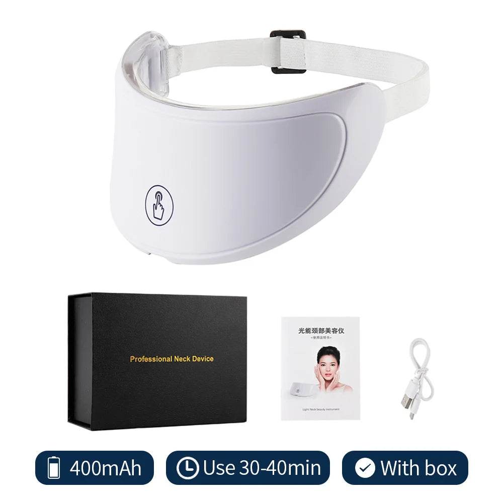 7 Colors Photon Facial LED Mask Red Light Therapy Anti Aging Face Neck Beauty Mask Relaxation Treatment Anti-Wrinkle Skin Care - One-Sake.com