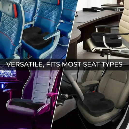 Travel Seat Cushion Memory Foam U-Shaped Pillow for Chair Cushion Pad Car Office Hip Support Massage Orthopedic Pillow - One-Sake.com