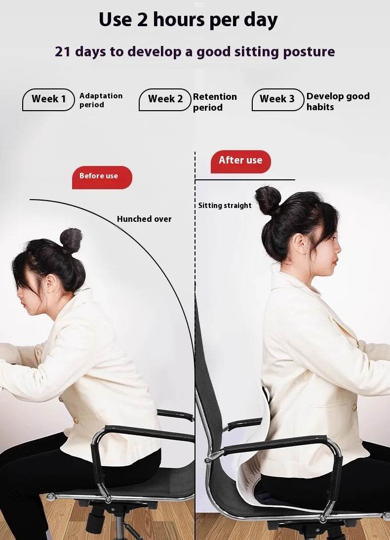 Waist Pad Office Memory Sponge Breathable Long Sitting Without Tiring Home/Outdoor Back Posture Correction Pad - One-Sake.com