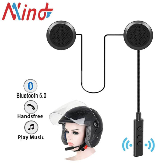 Velev Bluetooth 5.0 Motorcycle Helmet Headset - Hands-Free Riding Companion - One-Sake.com