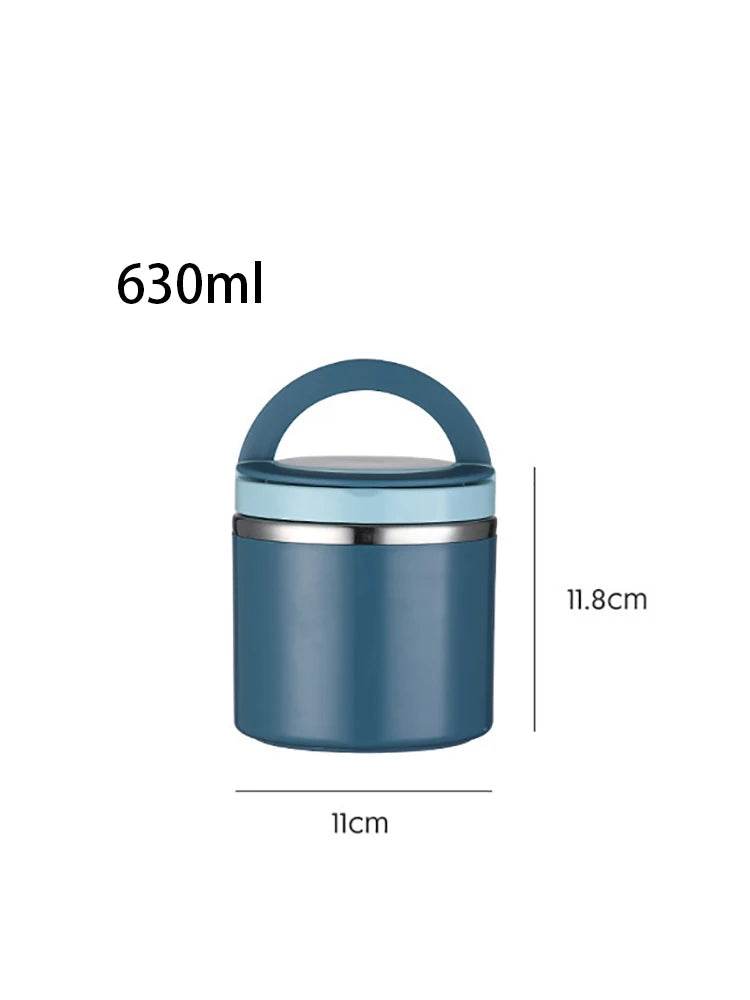 630ml/1000ml Thermal Food Container – Leak-Proof, Insulated Lunch Jar Keeps Meals Hot for 6-12 Hours - One-Sake.com