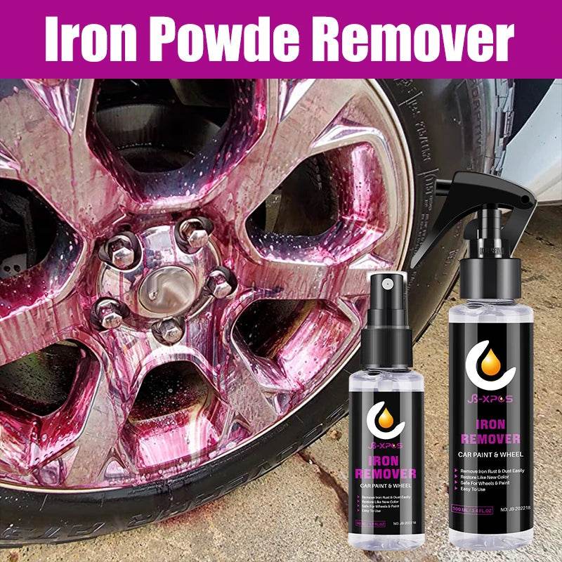 Iron Rust &amp; Brake Dust Remover Spray – 50ml/100ml Auto Detailing Chemical for Wheels, Rims &amp; Car Paint (JB-XPCS 18 Series) - One-Sake.com