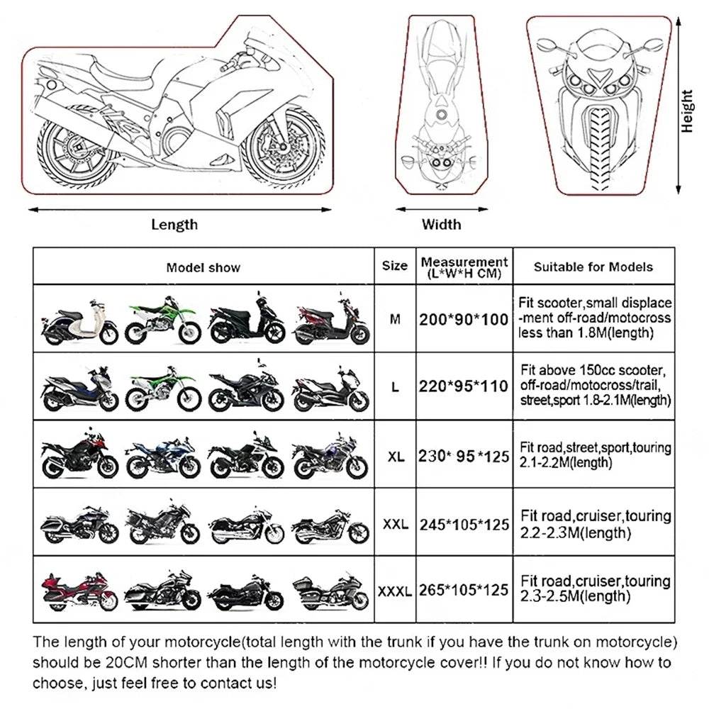 NMAX, AEROX, PCX Motorcycle Cover - Waterproof, UV Resistant, Anti-Theft Protection - One-Sake.com