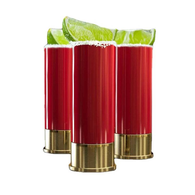4Pcs Shotgun Shell Shot Glasses – Unique Hunting-Themed Drinking Cups, Perfect Gift for Men - One-Sake.com