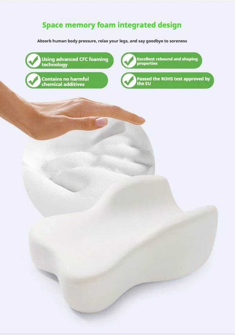 Orthopedic Slow Rebound Memory Cotton Clamp Leg Pillow Maternity Foot Pillow Strap Adjustable Side Sleeping Knee Leg Pillow - One-Sake.com