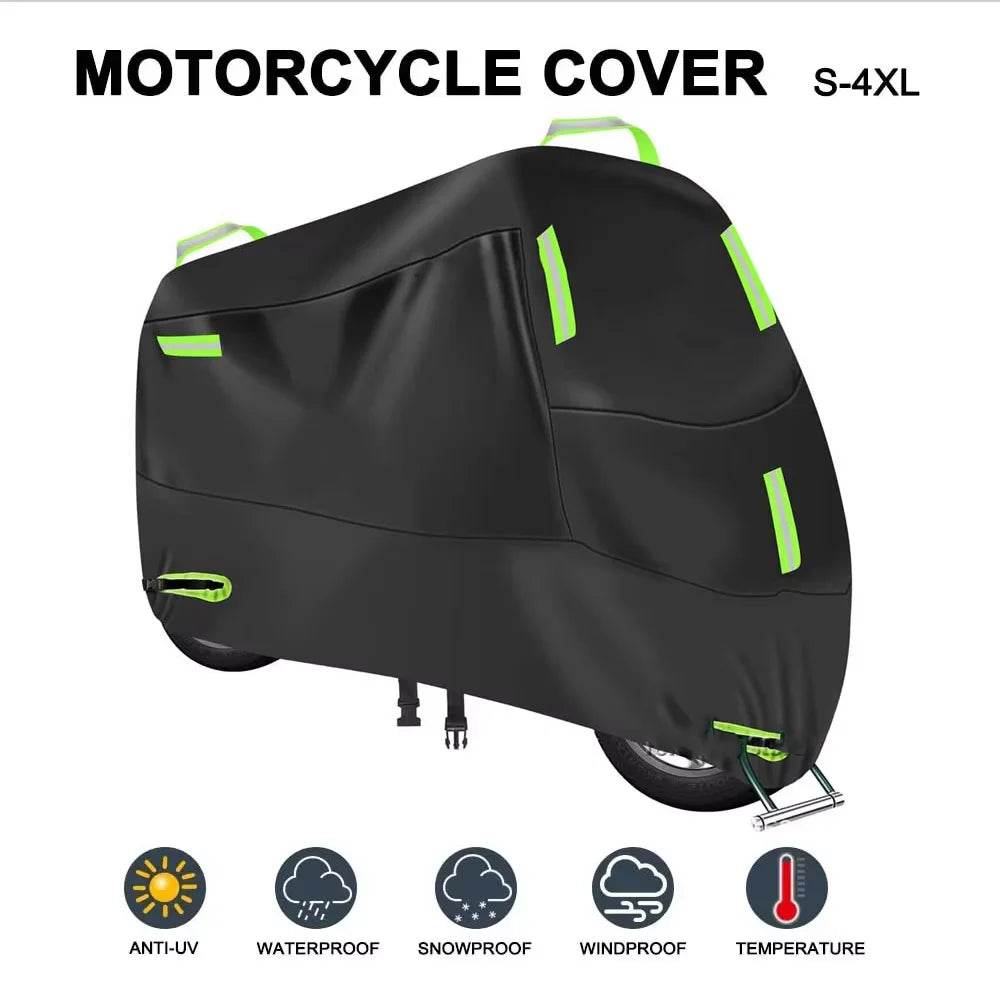 Universal Waterproof Motorcycle Cover - Ultimate Protection for Your Scooter - One-Sake.com