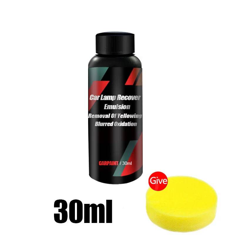 Car Headlight Restoration Polishing Kit – Oxidation Remover Paste for Yellowed, Foggy, or Scratched Headlights [Scratch Repair Paste for Improved Night Visibility &amp; Vehicle Maintenance] - One-Sake.com