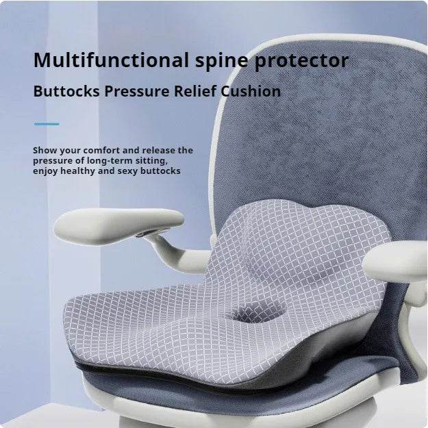 Coccyx Memory Foam Chair Orthopedic Pillow Office Seat Pad Hemorrhoid Treat Car Seat Big Cushion Relief Pain Tailbone Pillow - One-Sake.com