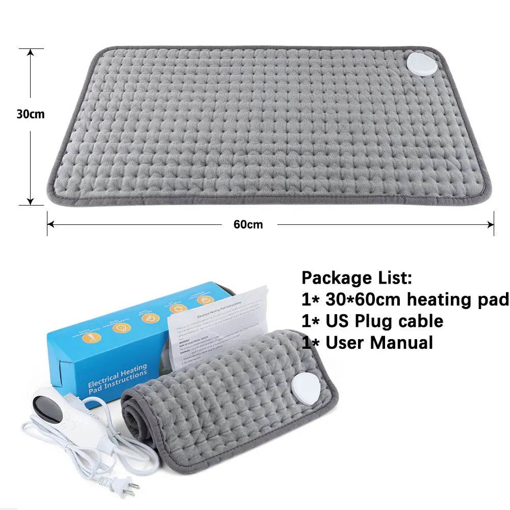 Electric Heating Pad Warmer Blanket Mat Heated Cushion Heated Pads for Waist Back Abdome Leg Shoulder Hand Body Warm Mat US Plug - One-Sake.com