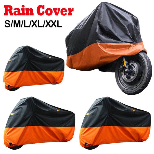 Motorcycle Cover Waterproof All Weather UV Protective Outdoor Motorbike Scooter Cover Thick 190T Wear-resistant Bicycle Cover - One-Sake.com