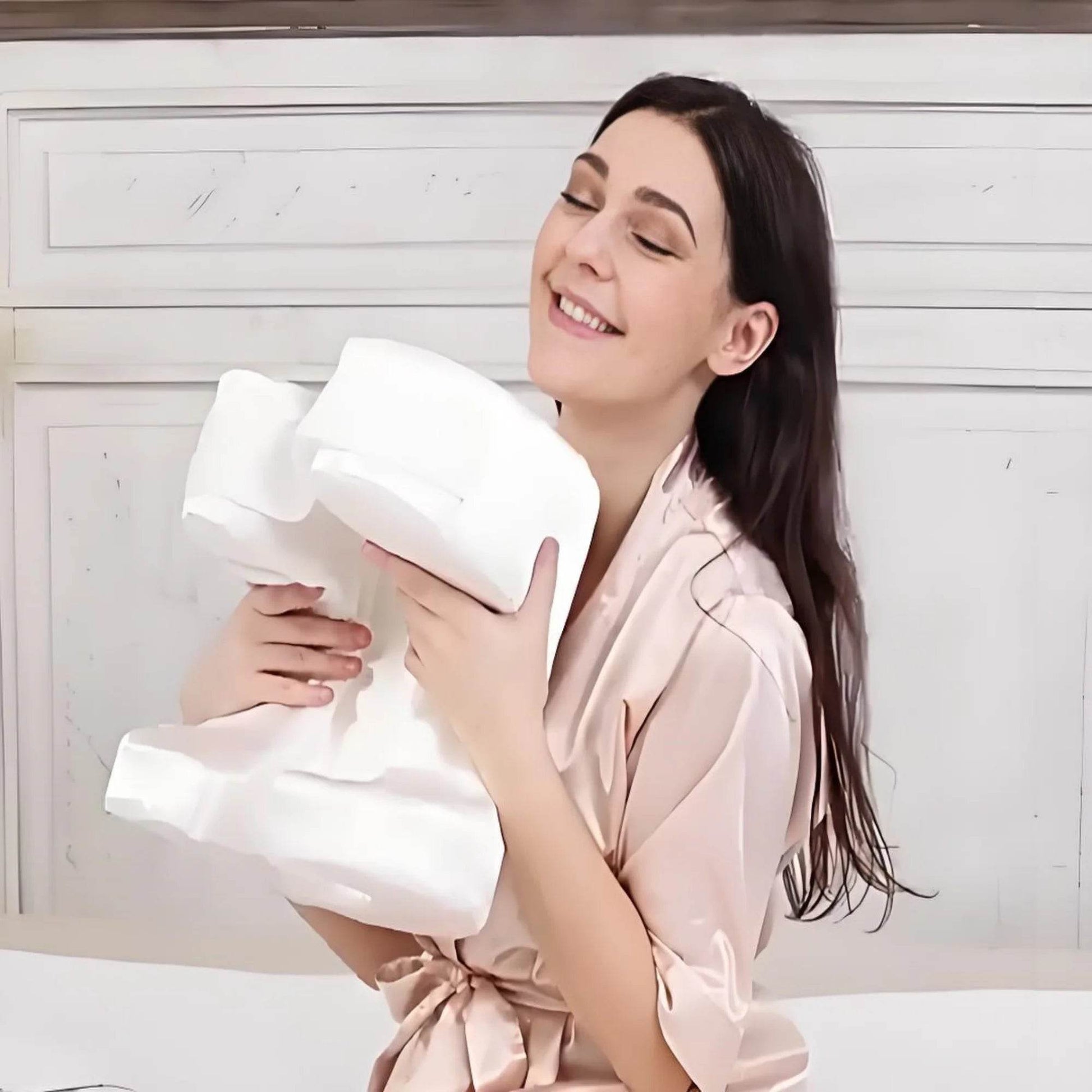 Memory Foam Face Relaxed Wrinkle Prevention Anti Aging Anti Wrinkle Beauty Bed Pillow - One-Sake.com