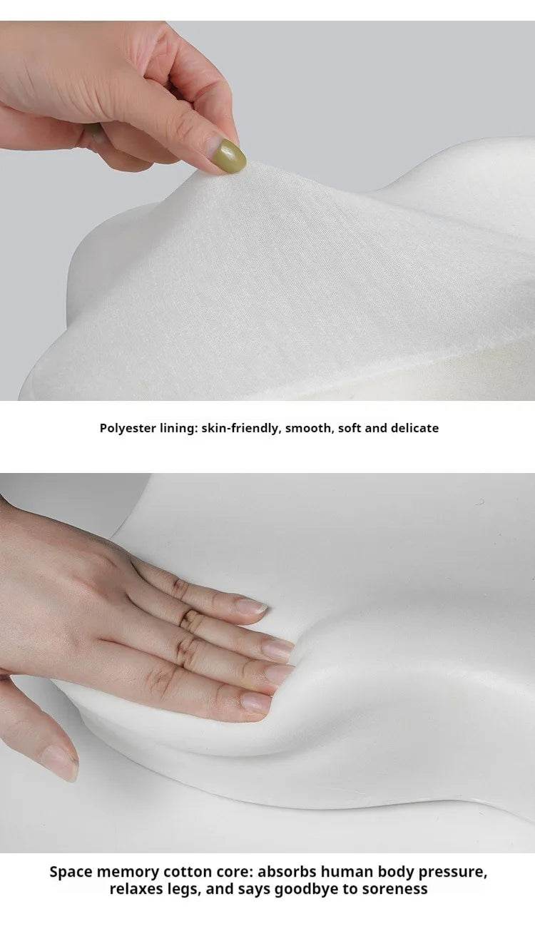 Orthopedic Slow Rebound Memory Cotton Clamp Leg Pillow Maternity Foot Pillow Strap Adjustable Side Sleeping Knee Leg Pillow - One-Sake.com