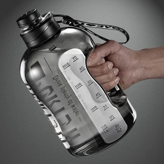 1.7L/2.7L Sports Water Bottle Gym Cycling Cup Portable Large Capacity Water Bottle For Fitness Camping Men Water Kettle - One-Sake.com