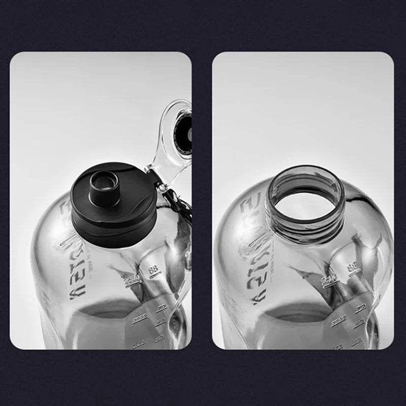 1.7L/2.7L Sports Water Bottle Gym Cycling Cup Portable Large Capacity Water Bottle For Fitness Camping Men Water Kettle - One-Sake.com
