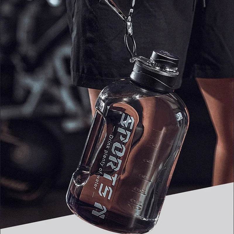 1.7L/2.7L Sports Water Bottle Gym Cycling Cup Portable Large Capacity Water Bottle For Fitness Camping Men Water Kettle - One-Sake.com
