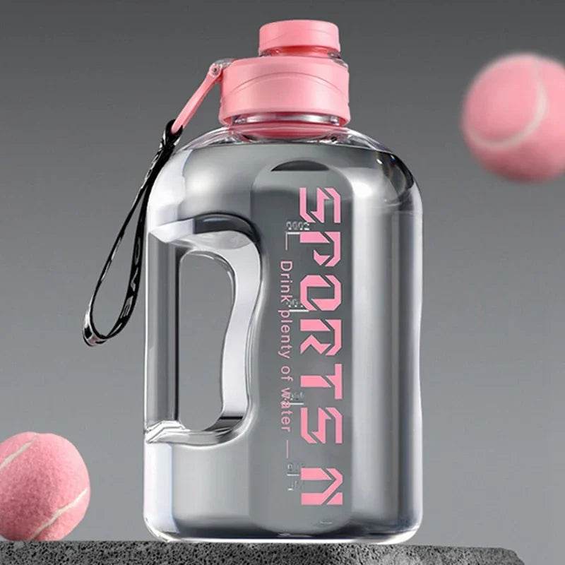 1.7L/2.7L Sports Water Bottle Gym Cycling Cup Portable Large Capacity Water Bottle For Fitness Camping Men Water Kettle - One-Sake.com