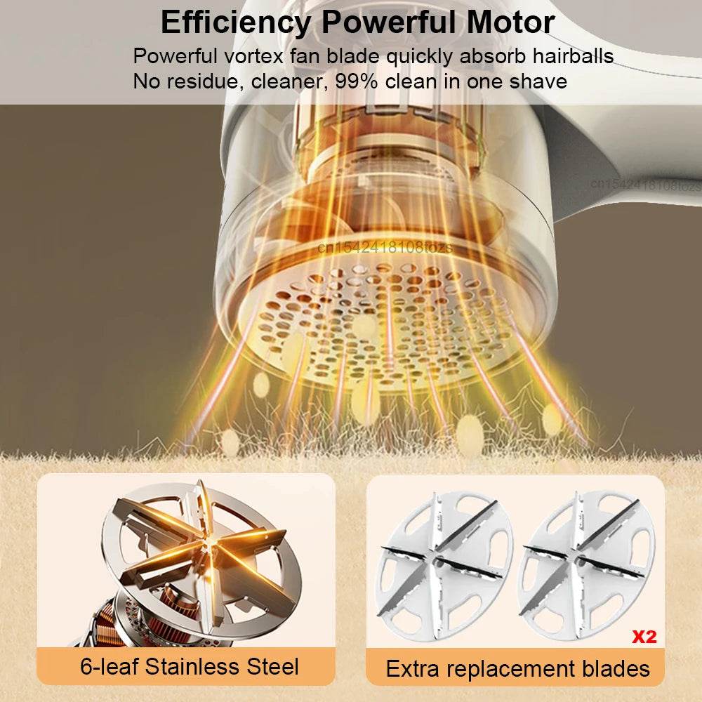 Electric Lint Remover Rechargable Cloth Fabric Shaver Portable HairBall Shaver Fluff Pellet Remove Machine for Clothes Sweater - One-Sake.com