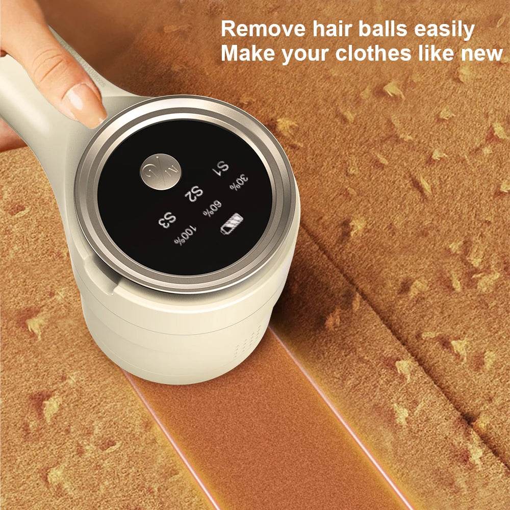 Electric Lint Remover Rechargable Cloth Fabric Shaver Portable HairBall Shaver Fluff Pellet Remove Machine for Clothes Sweater - One-Sake.com