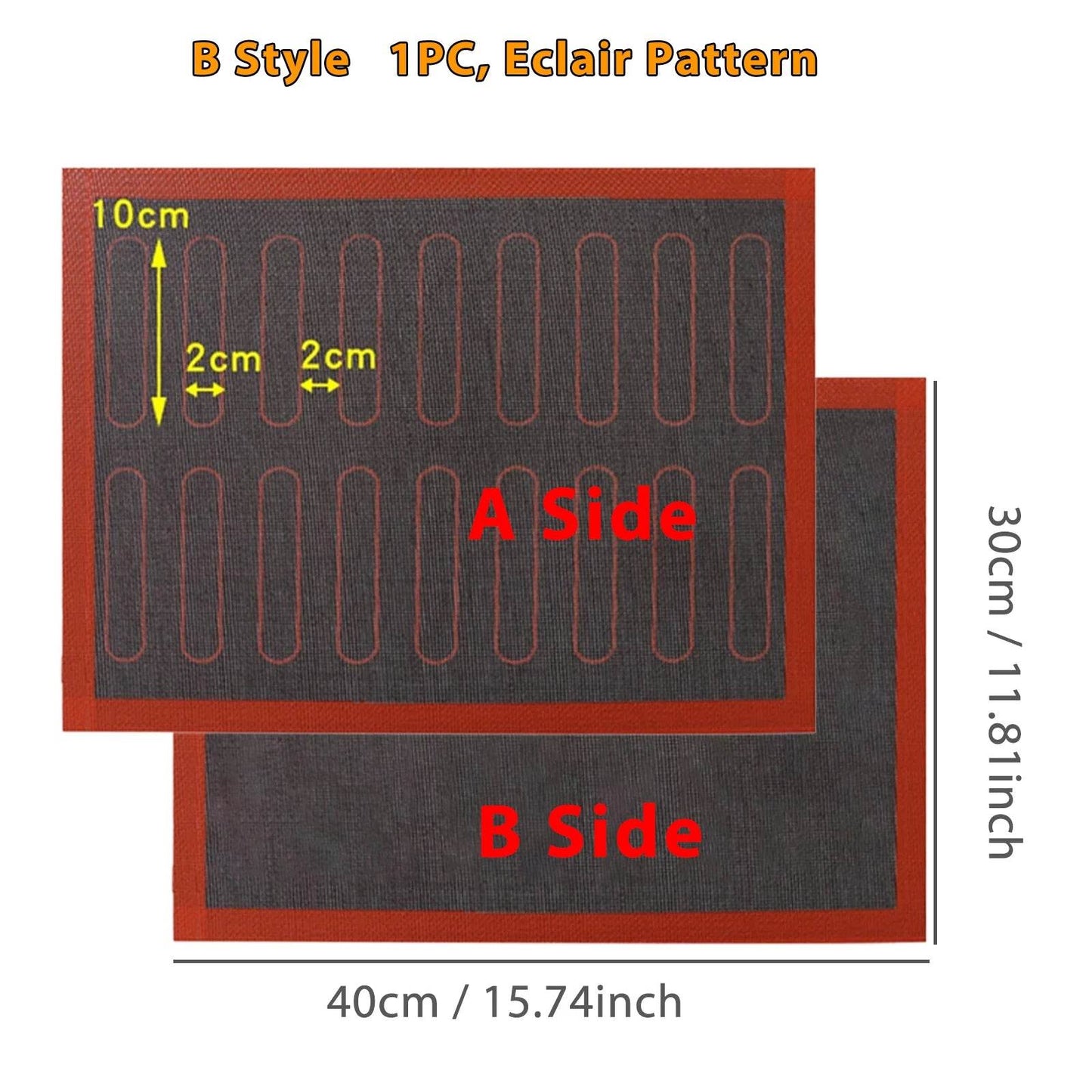 1PC Perforated Silicone Baking Mat – Double-Sided with Puff &amp; Round Patterns | Reusable Non-Stick Oven Liner for Cookies, Macarons &amp; Bread - One-Sake.com
