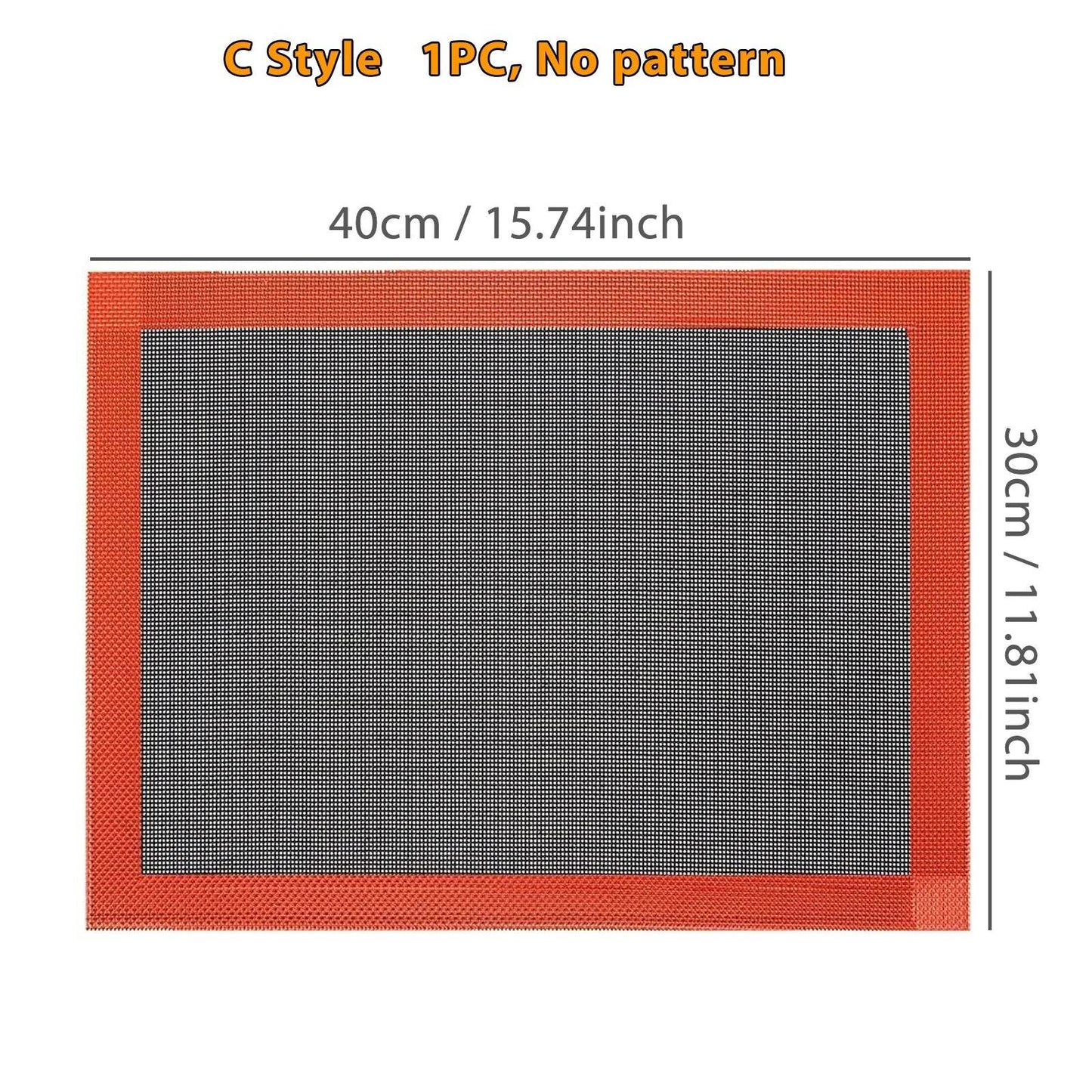1PC Perforated Silicone Baking Mat – Double-Sided with Puff &amp; Round Patterns | Reusable Non-Stick Oven Liner for Cookies, Macarons &amp; Bread - One-Sake.com