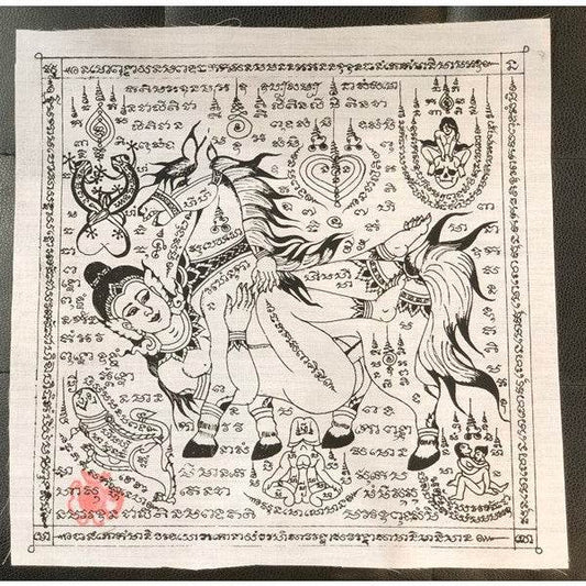Yant Mahasaneh Wealth Cloth by Ajarn Tawon – Ultimate Charm, Prosperity & Love Booster | Limited Edition | Free Worldwide Shipping - One-Sake.com