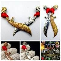 Mitmor HoonPaYon Spiritual Knife Amulet – Limited Edition Thai Sacred Blade by LP Kloy for Protection, Business Success &amp; Divine Blessings - One-Sake.com