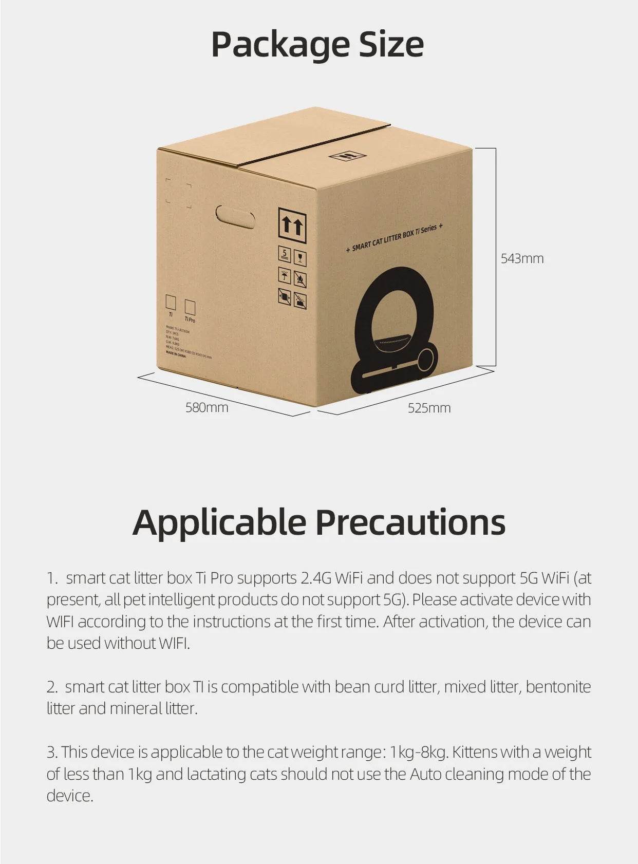 Tonepie 65L Automatic Smart Cat Litter Box – Self-Cleaning, Fully Enclosed Pet Toilet with App Control &amp; Odor Control - One-Sake.com